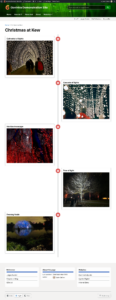 Timeline template