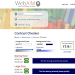 Accessibility checker