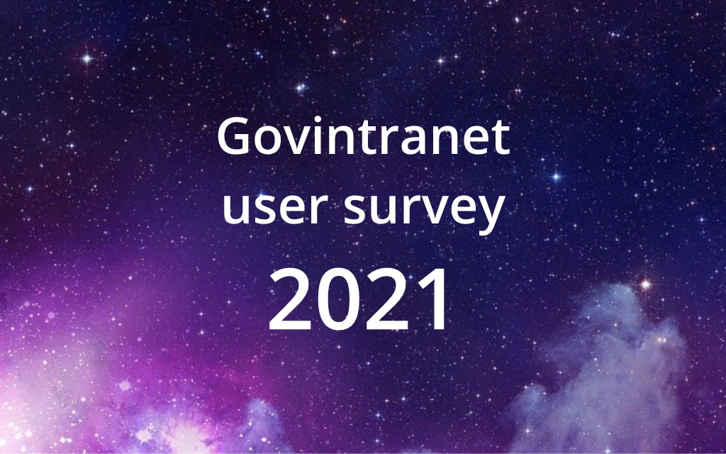 Govintranet user survey 2021